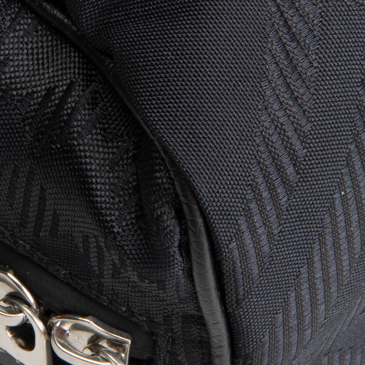 BURBERRY Nylon Jacquard Messenger Bag - Black