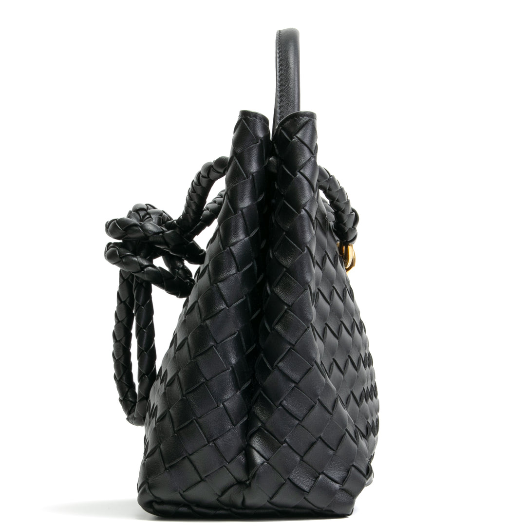 BOTTEGA VENETA Intrecciato Andiamo - Black