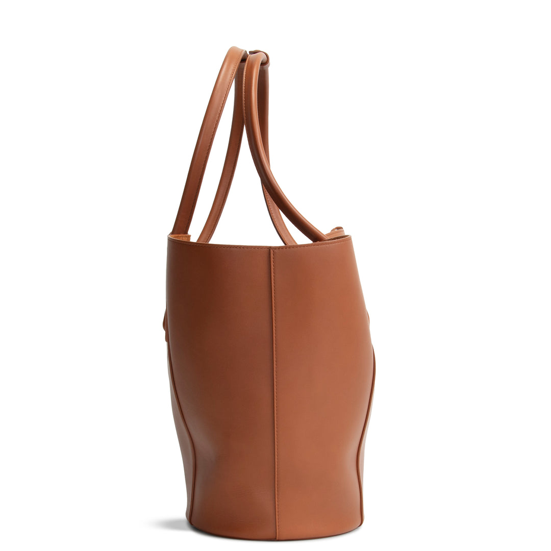 BOTTEGA VENETA Basket Tote w/ Pouch - Brown