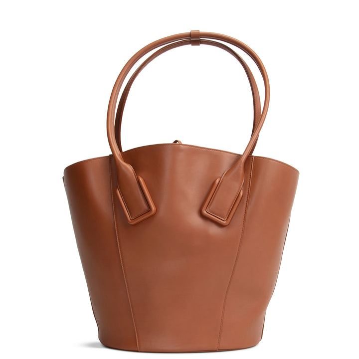 BOTTEGA VENETA Basket Tote w/ Pouch - Brown