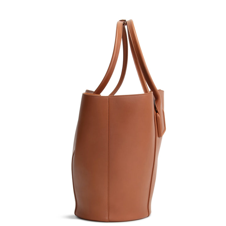 BOTTEGA VENETA Basket Tote w/ Pouch - Brown