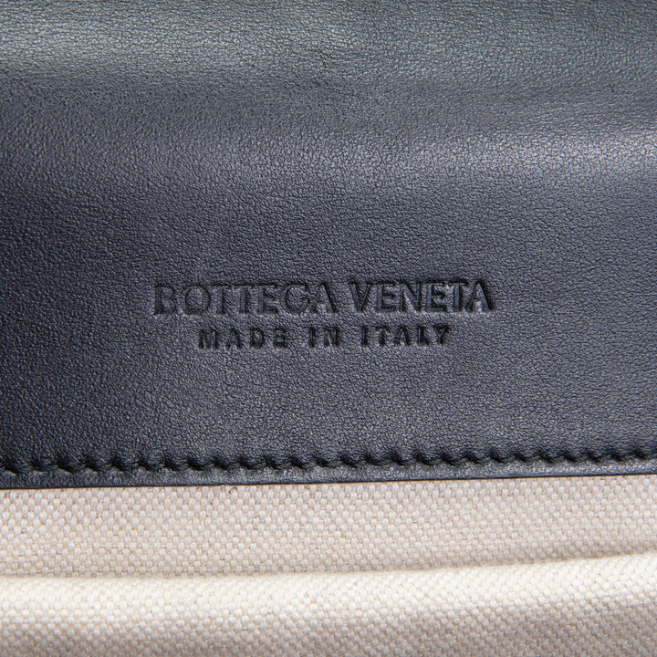 BOTTEGA VENETA Leather Intrecciato Back To School Backpack - Black
