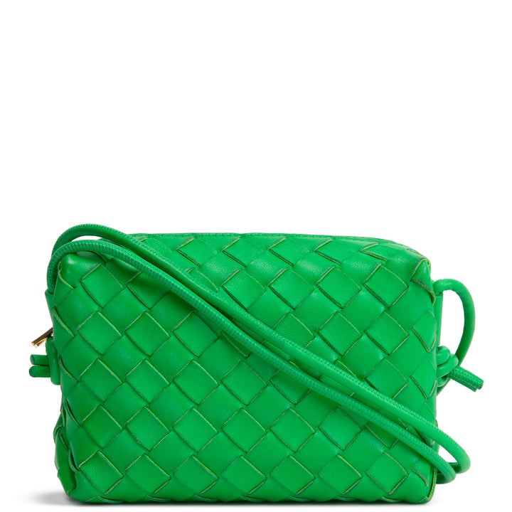 BOTTEGA VENETA Mini Loop Crossbody - Parakeet Green