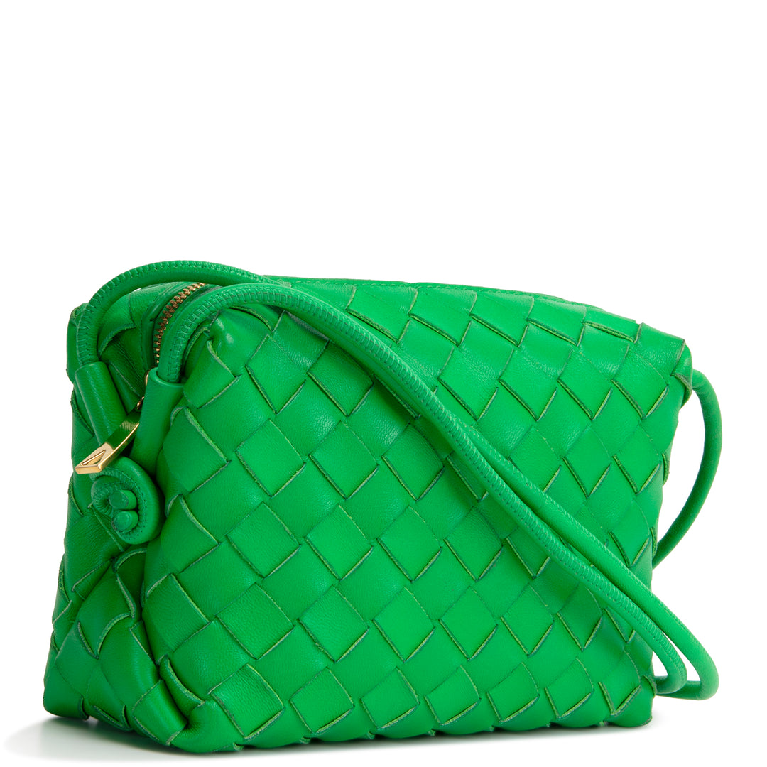 BOTTEGA VENETA Mini Loop Crossbody - Parakeet Green