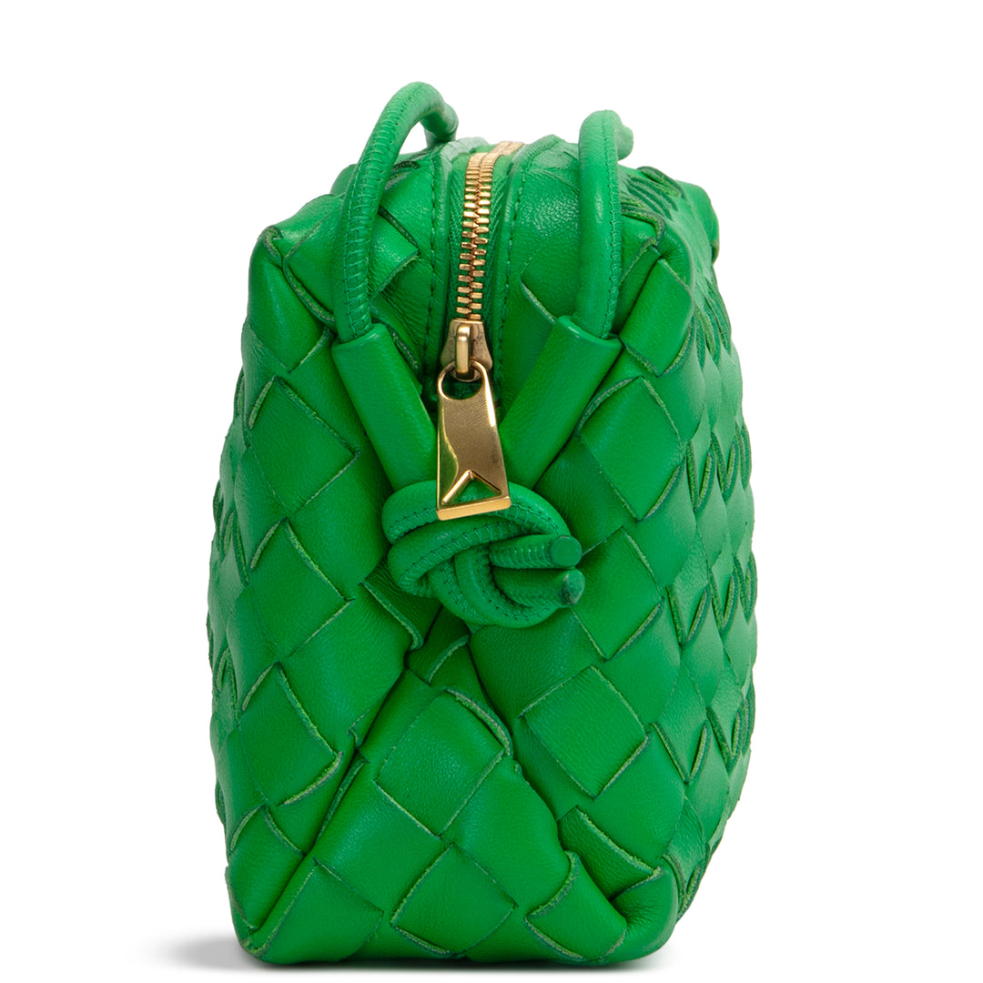 BOTTEGA VENETA Mini Loop Crossbody - Parakeet Green