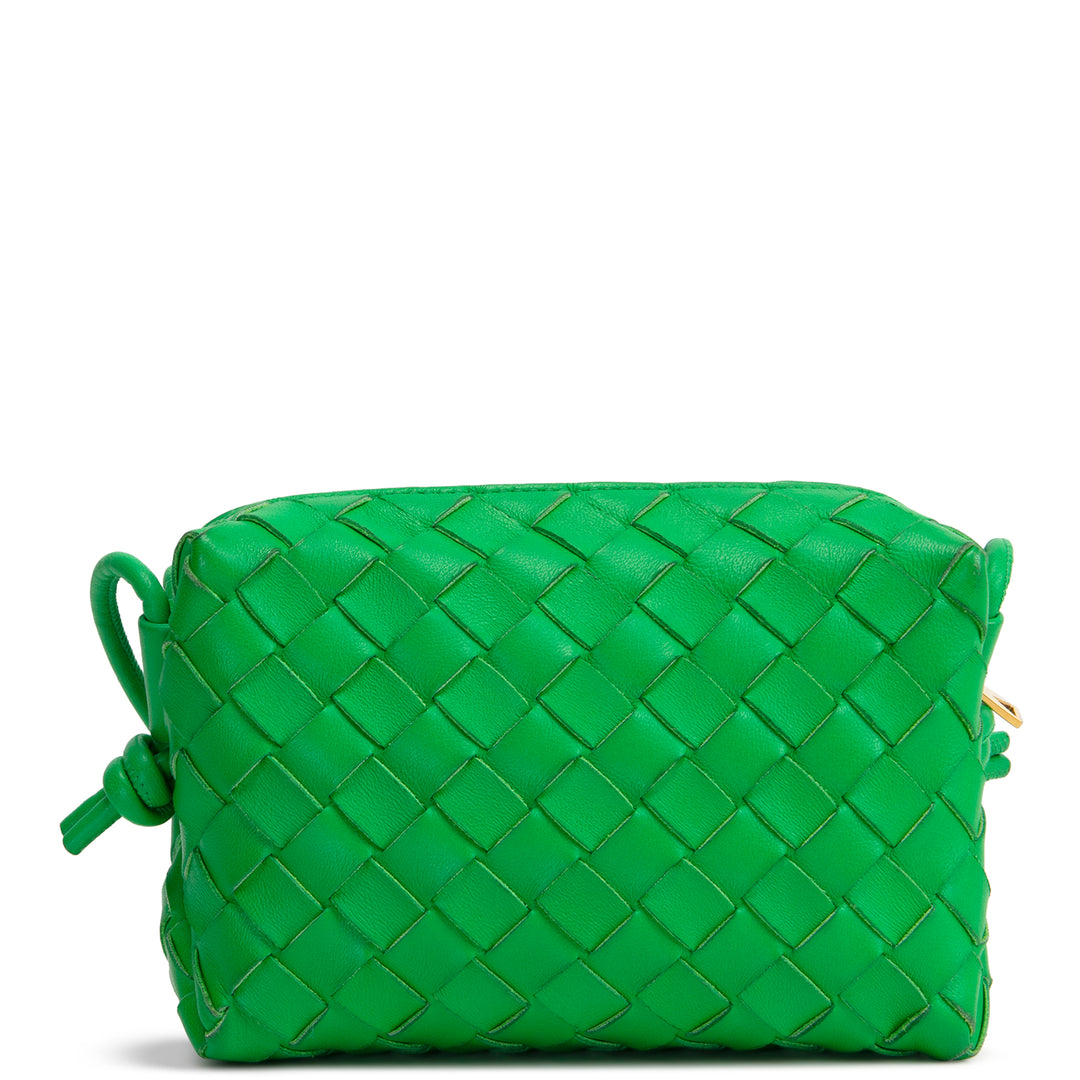 BOTTEGA VENETA Mini Loop Crossbody - Parakeet Green