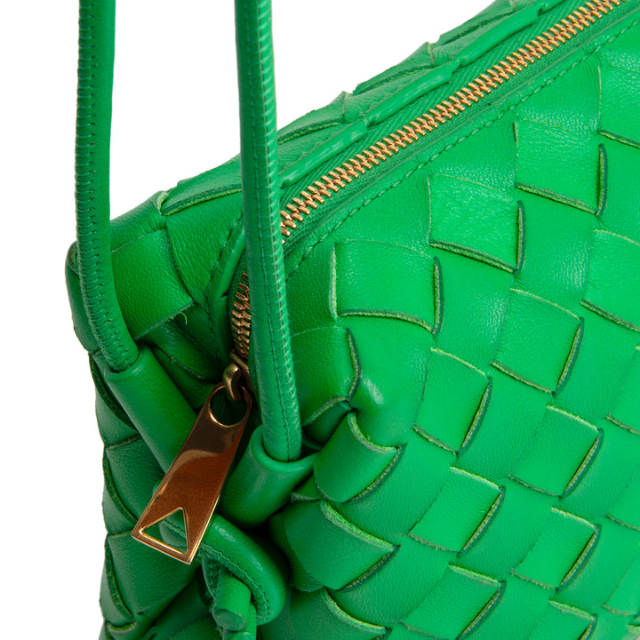 BOTTEGA VENETA Mini Loop Crossbody - Parakeet Green