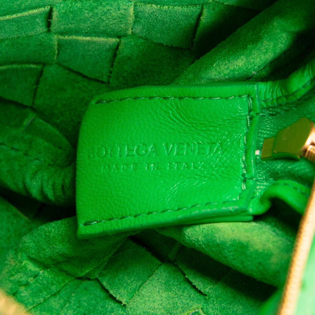 BOTTEGA VENETA Mini Loop Crossbody - Parakeet Green
