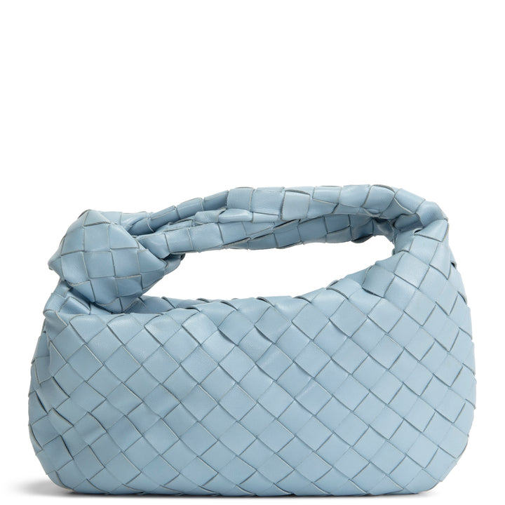 BOTTEGA VENETA Intrecciato Mini Jodie - Light Blue