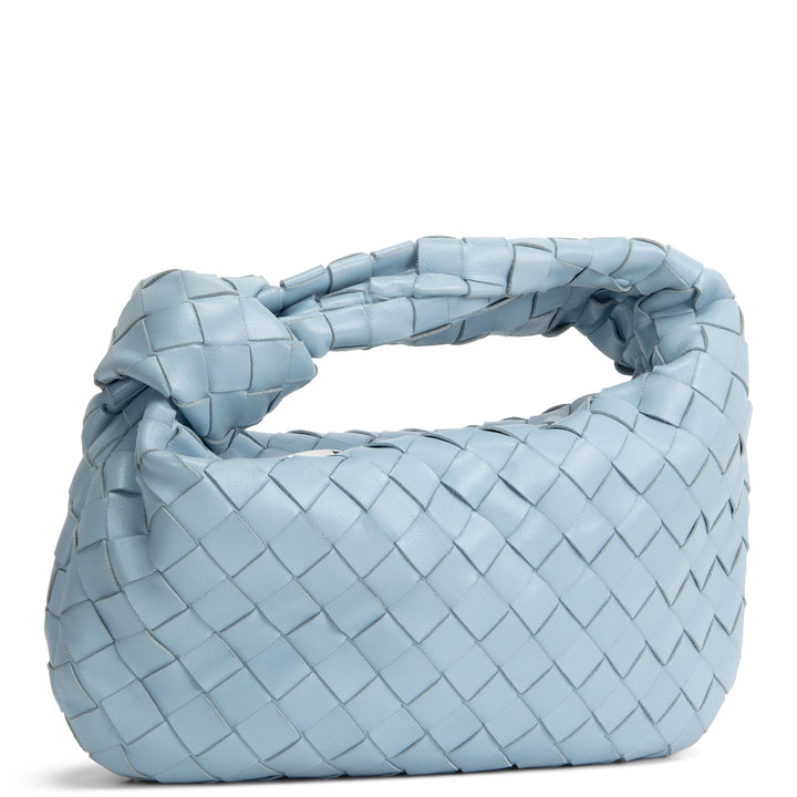 BOTTEGA VENETA Intrecciato Mini Jodie - Light Blue