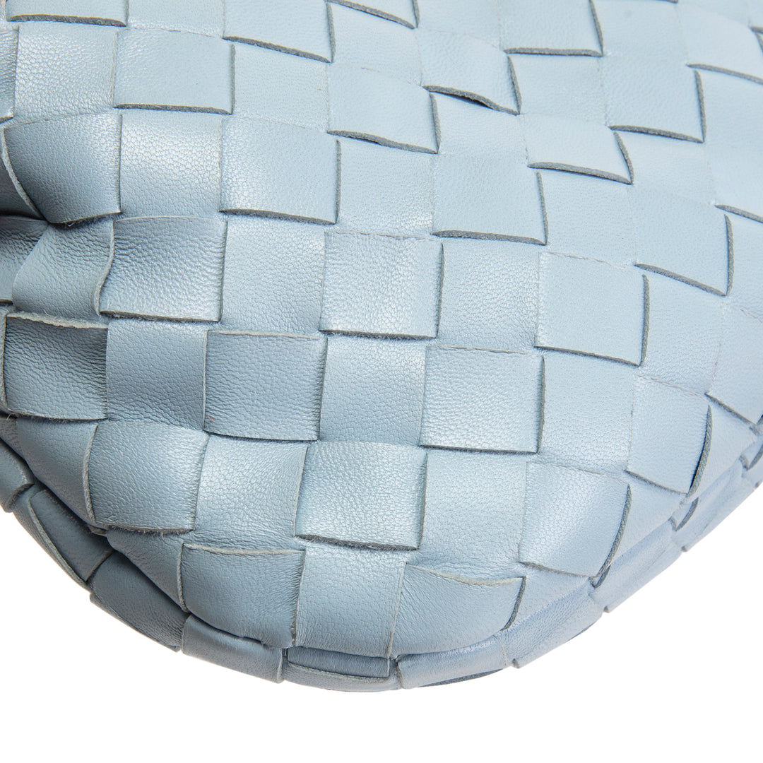 BOTTEGA VENETA Intrecciato Mini Jodie - Light Blue