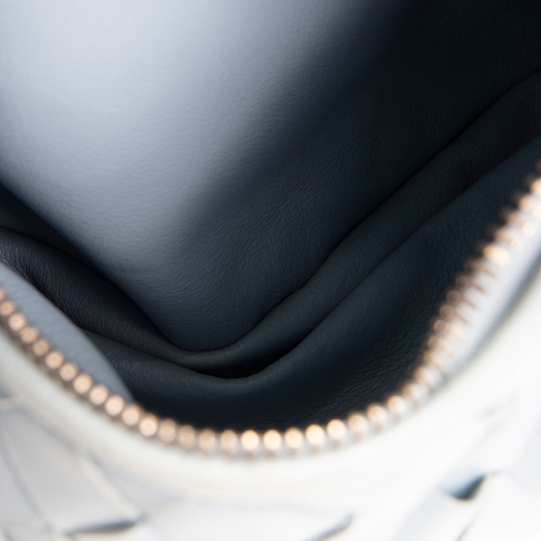 BOTTEGA VENETA Intrecciato Mini Jodie - Light Blue