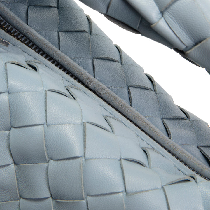 BOTTEGA VENETA Intrecciato Mini Jodie - Light Blue