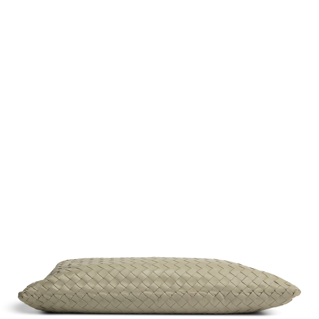 BOTTEGA VENETA Large Hop Intrecciato Hobo Bag - Travertine