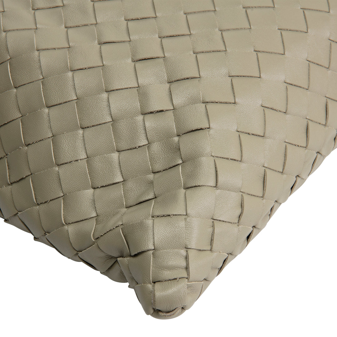 BOTTEGA VENETA Large Hop Intrecciato Hobo Bag - Travertine