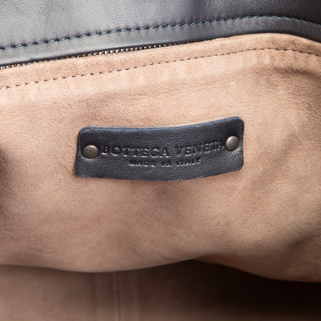 BOTTEGA VENETA Intrecciato Accordian Chain Shoulder Bag