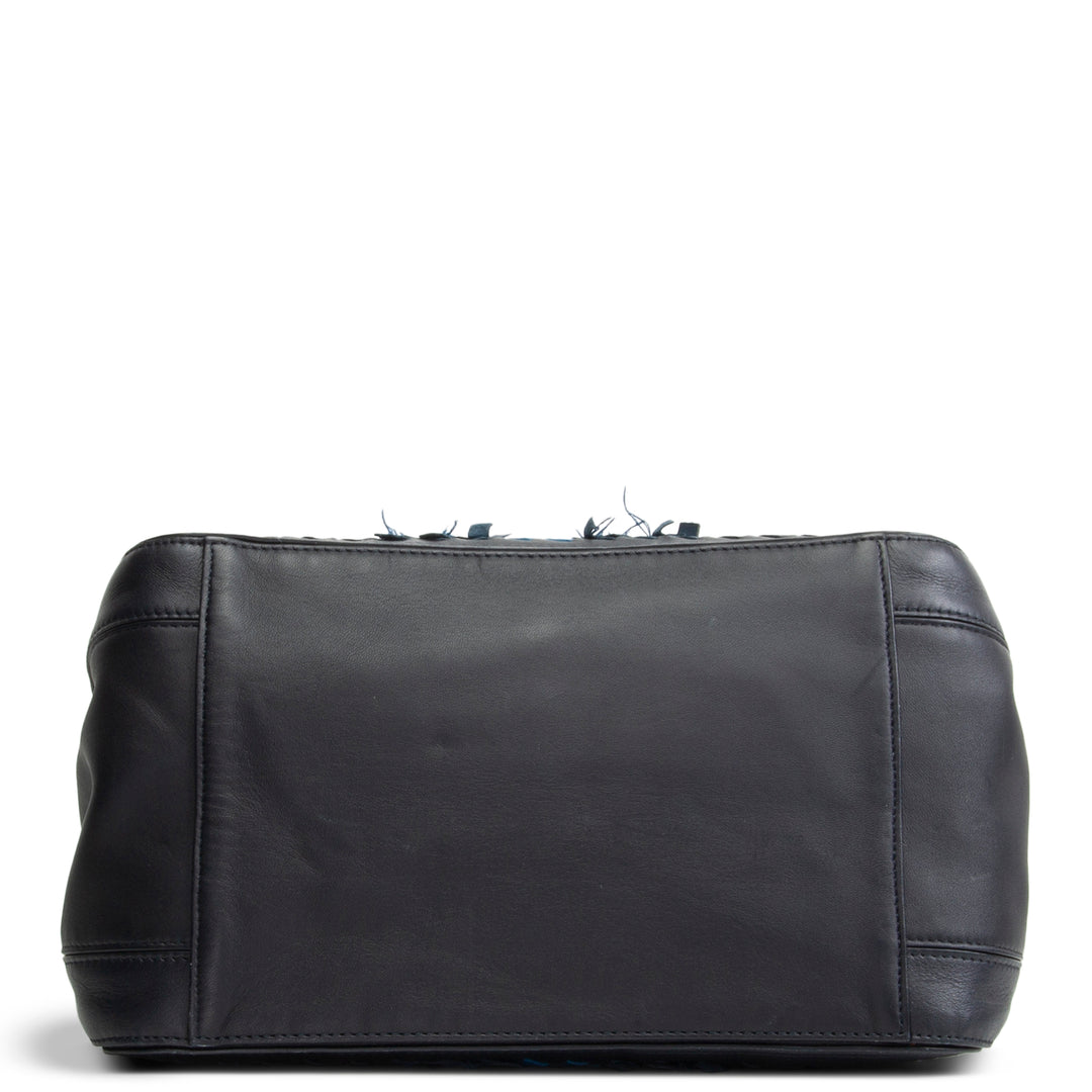 BOTTEGA VENETA Intrecciato Accordian Chain Shoulder Bag