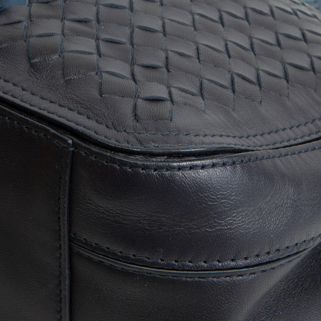 BOTTEGA VENETA Intrecciato Accordian Chain Shoulder Bag