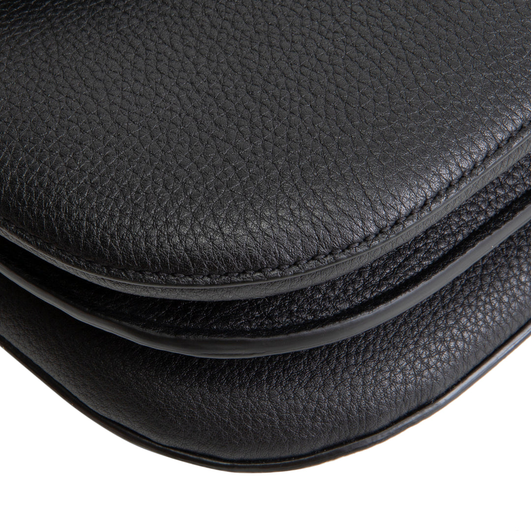 BOTTEGA VENETA Chain Link Mount Crossbody - Black
