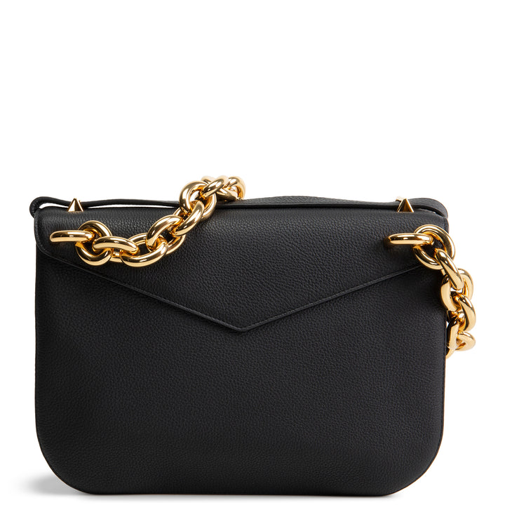 BOTTEGA VENETA Chain Link Mount Crossbody - Black