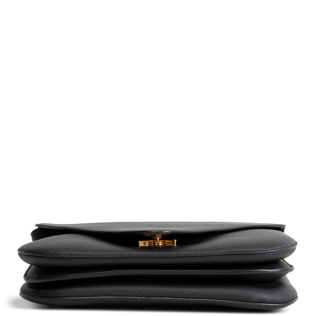 BOTTEGA VENETA Chain Link Mount Crossbody - Black