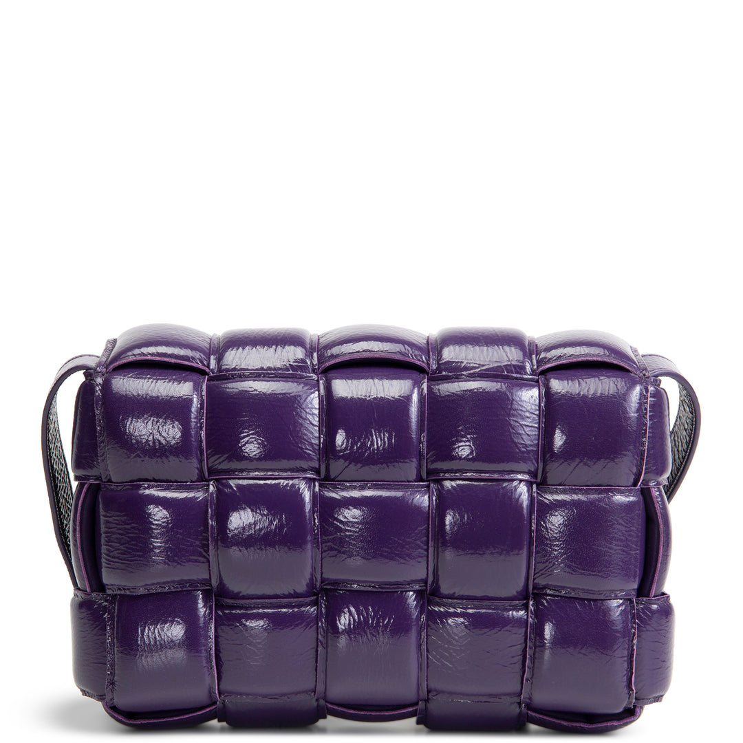 BOTTEGA VENETA Maxi Intrecciato Padded Cassette Shoulder Bag - Purple