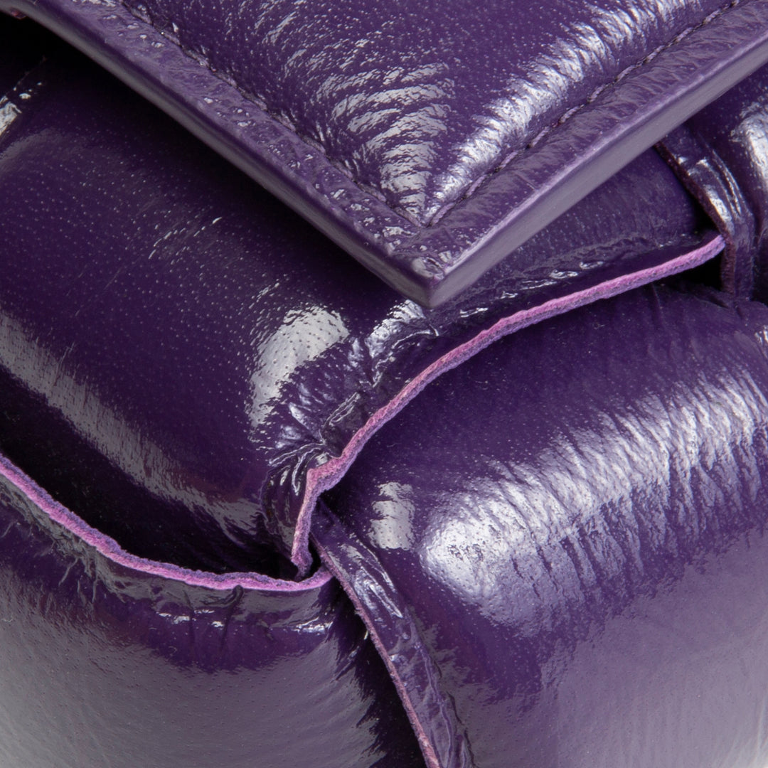 BOTTEGA VENETA Maxi Intrecciato Padded Cassette Shoulder Bag - Purple