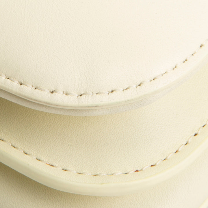 BOTTEGA VENETA Chain Link Mount Crossbody - Pale Yellow