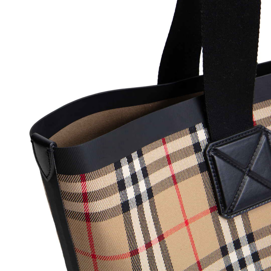 BURBERRY Vintage Check Medium Austen Tote