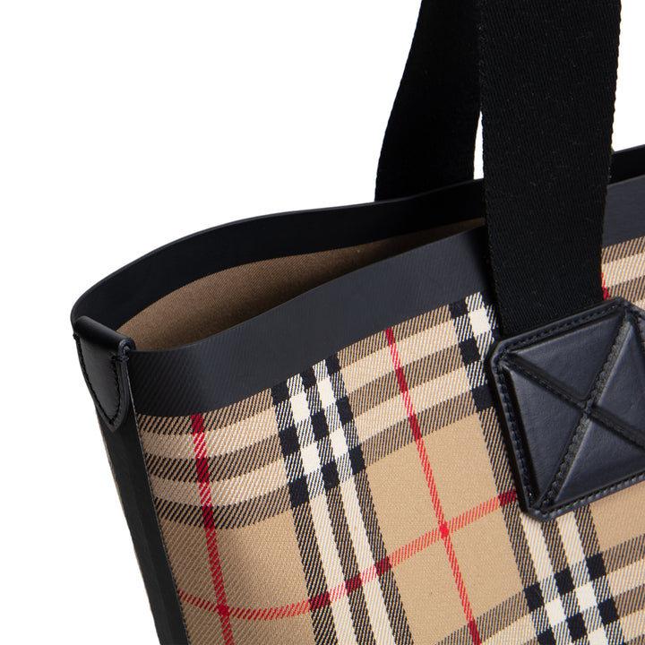 BURBERRY Vintage Check Medium Austen Tote