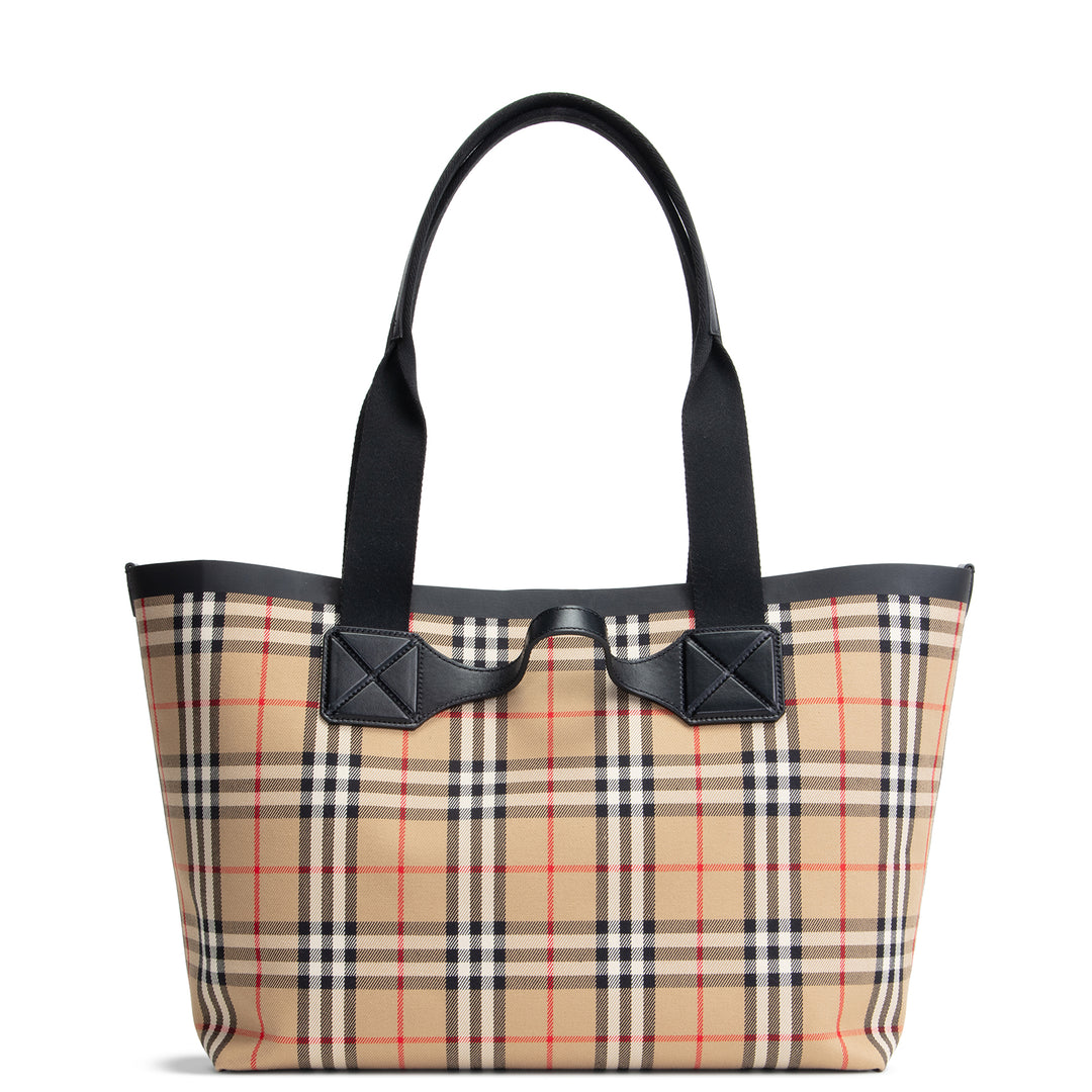 BURBERRY Vintage Check Medium Austen Tote