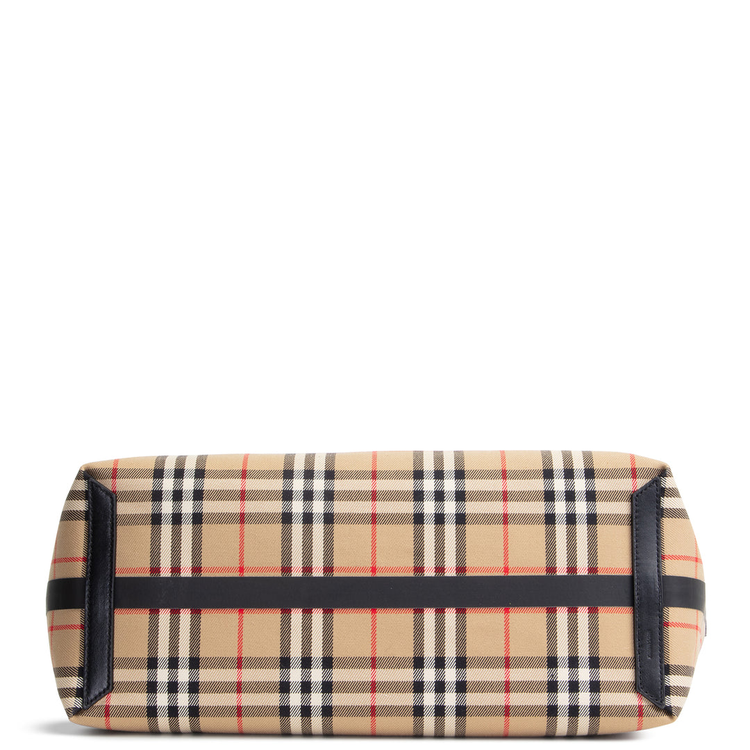 BURBERRY Vintage Check Medium Austen Tote