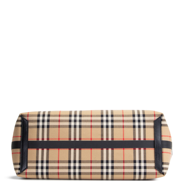 BURBERRY Vintage Check Medium Austen Tote