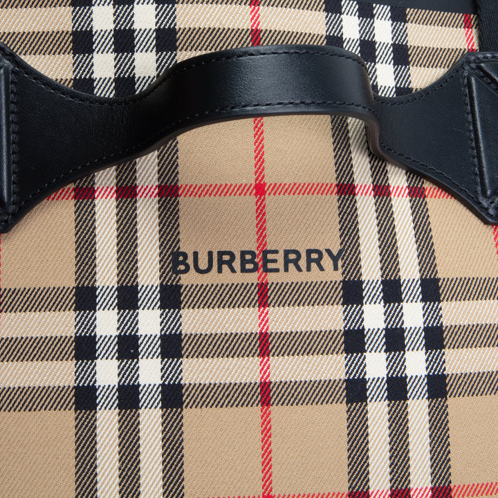BURBERRY Vintage Check Medium Austen Tote