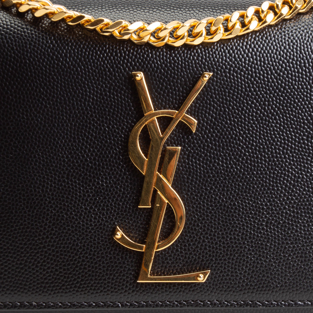 SAINT LAURENT Small Kate Bag - Black