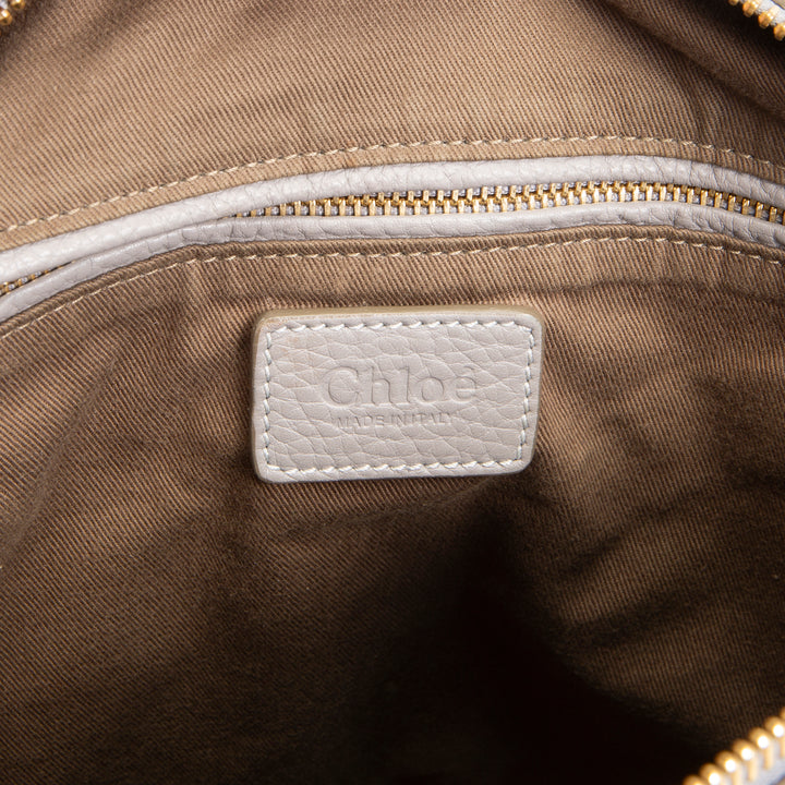 CHLOE Large Marcie Shoulder Bag - Cashmere Gray