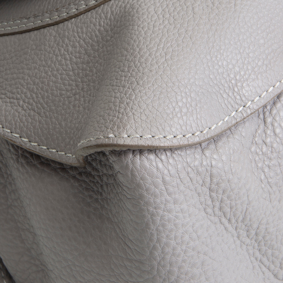 CHLOE Large Marcie Shoulder Bag - Cashmere Gray
