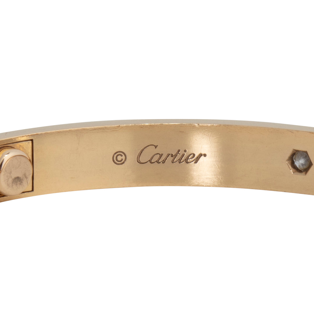 CARTIER 4 Diamond Love Bracelet - FINAL SALE