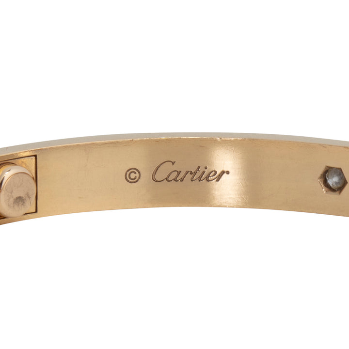 CARTIER 4 Diamond Love Bracelet - FINAL SALE