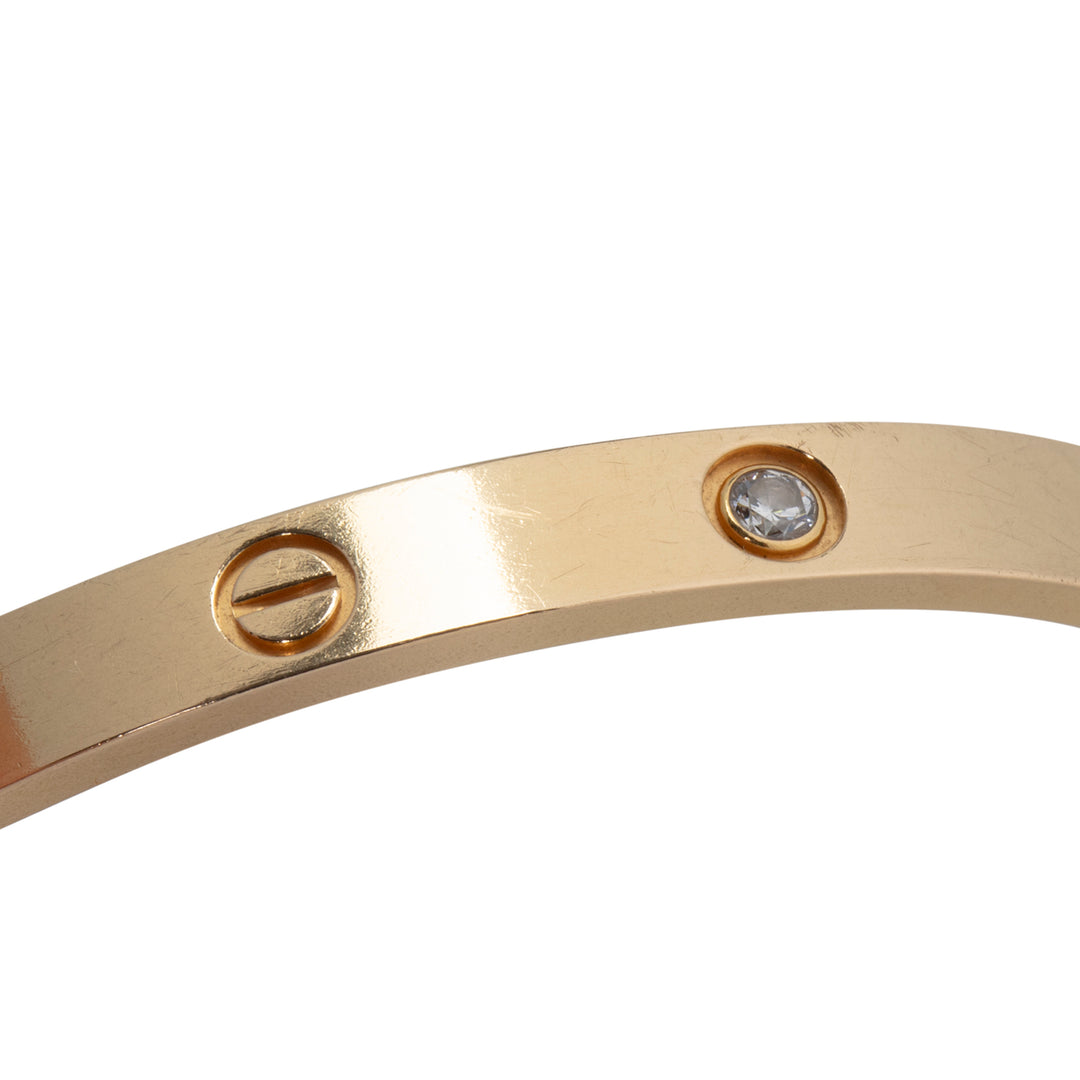 CARTIER 4 Diamond Love Bracelet - FINAL SALE