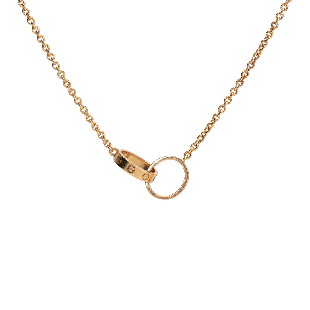 CARTIER Interlocking Love Necklace