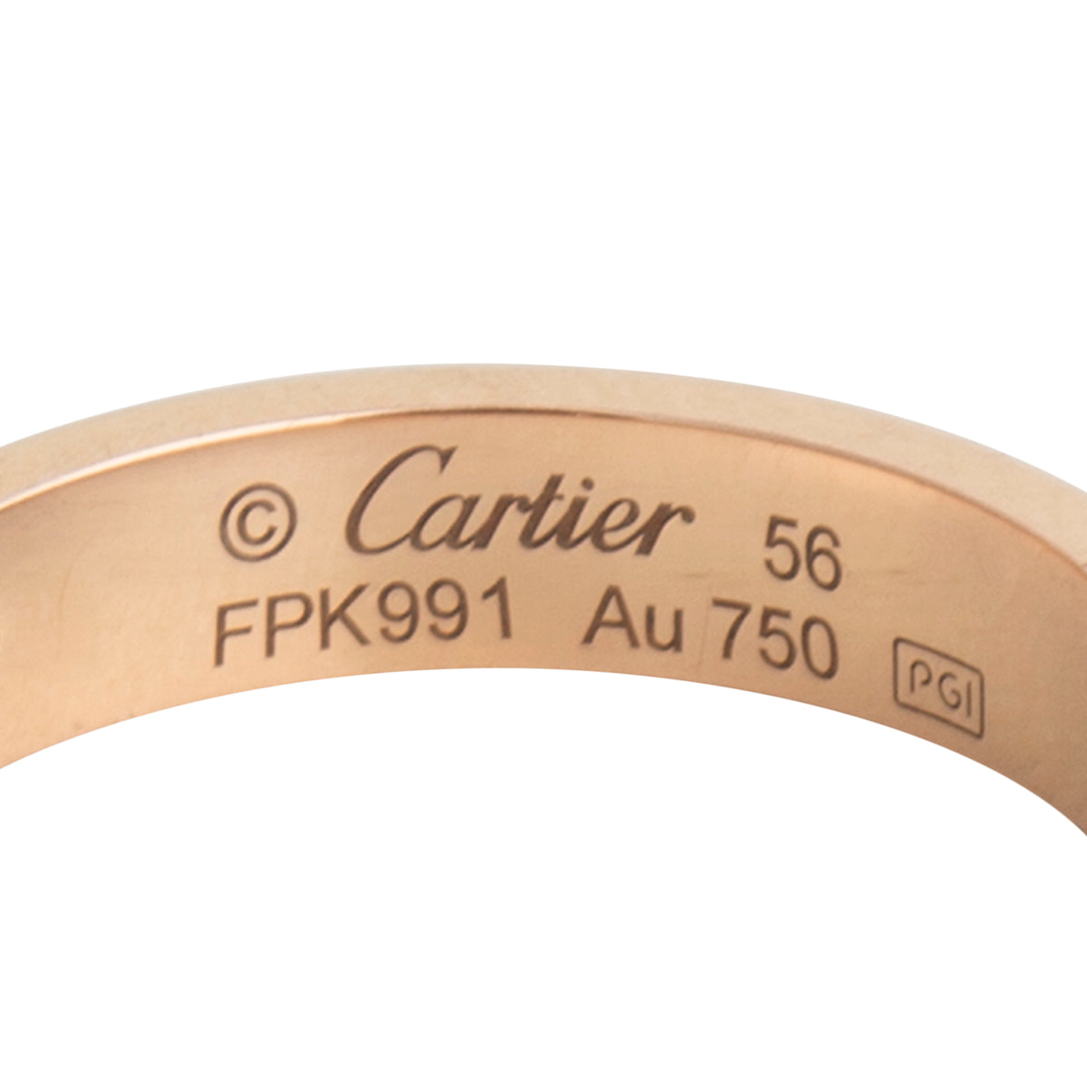 CARTIER 1 Diamond Small Love Ring
