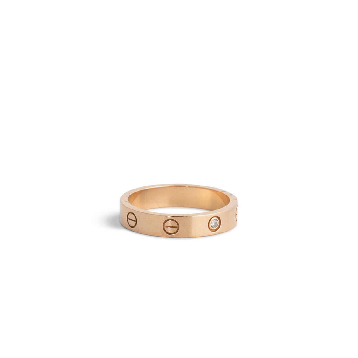 CARTIER 1 Diamond Small Love Ring