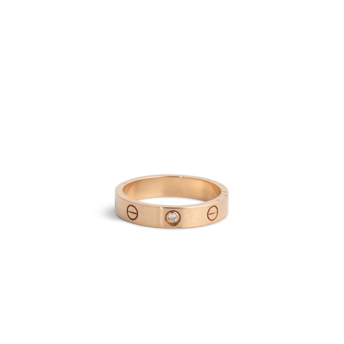 CARTIER 1 Diamond Small Love Ring
