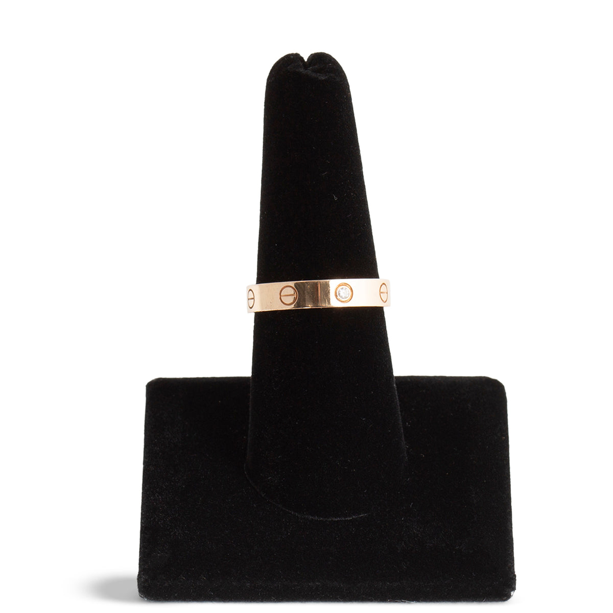 CARTIER 1 Diamond Small Love Ring