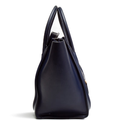 CELINE Mini Luggage Tote - Navy OUTLET FINAL SALE