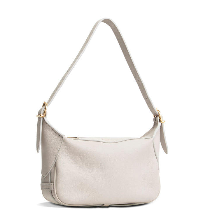 CELINE Supple Calfskin Leather Romy Mini - Bone Gray