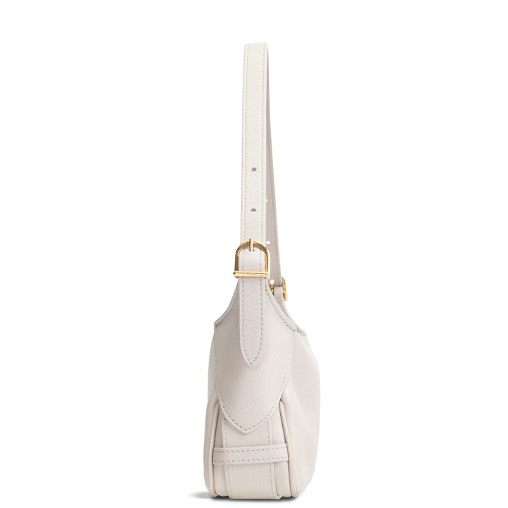 CELINE Supple Calfskin Leather Romy Mini - Bone Gray