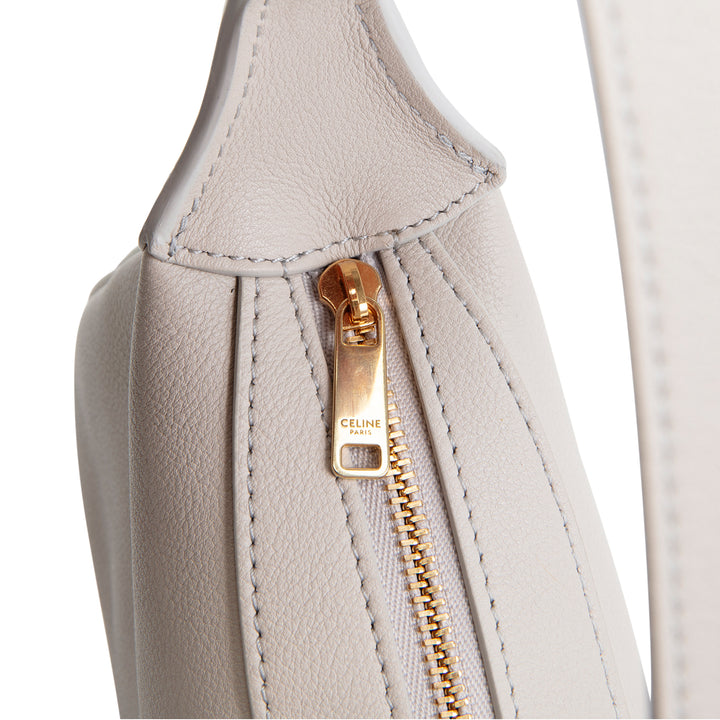 CELINE Supple Calfskin Leather Romy Mini - Bone Gray