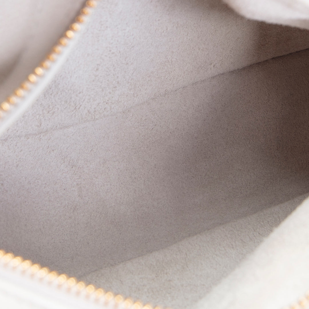 CELINE Supple Calfskin Leather Romy Mini - Bone Gray